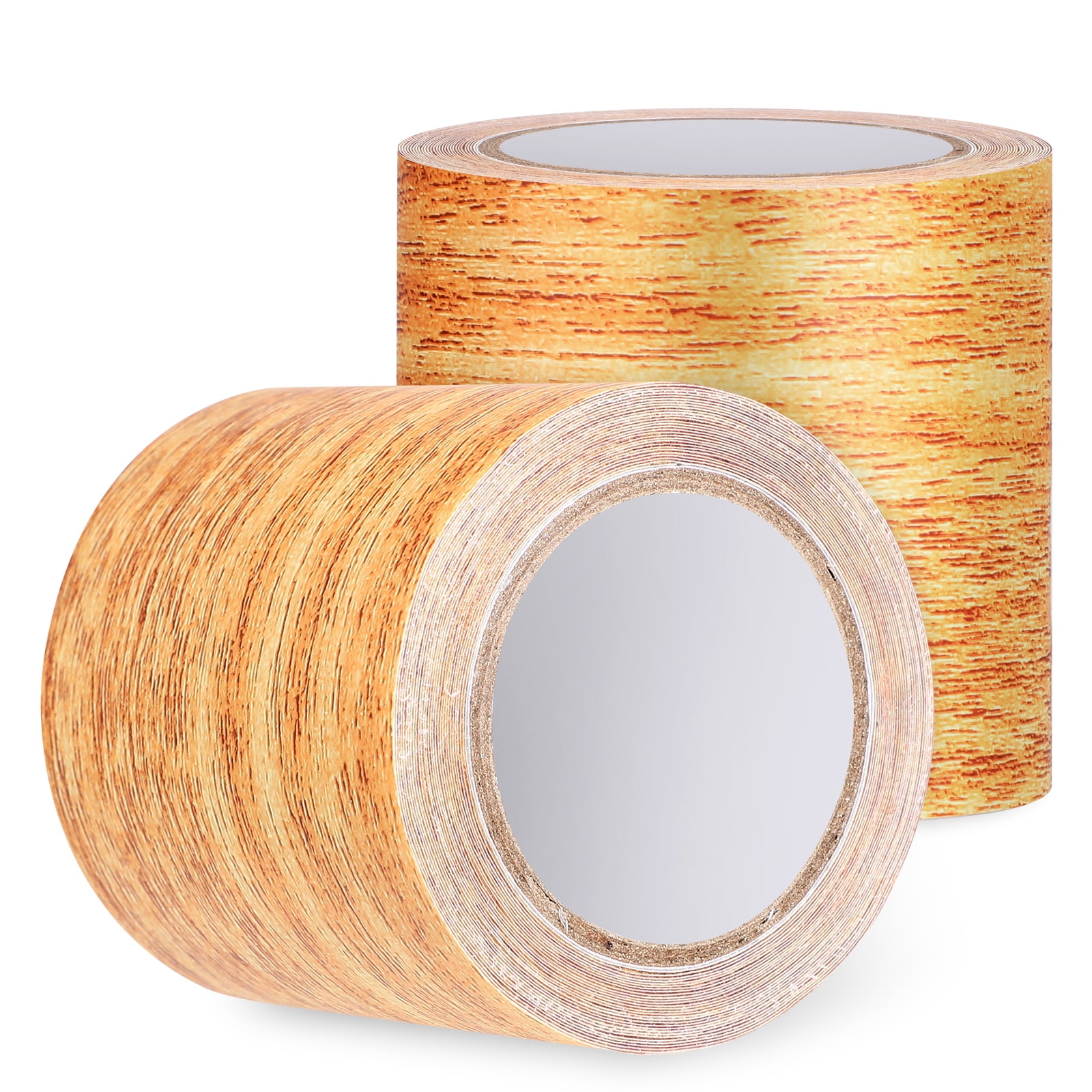 2 Pcs Table Repair Tapes Colorful Duct Wood Grain Floor Adhesive Patch