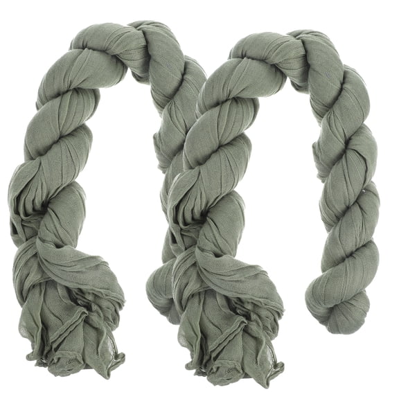 ifundom Elegant Boho Light Green Table Runner Set of 2 for Romantic Dining Room and Home Decor