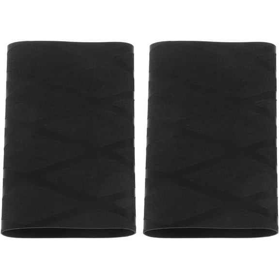 Alasum 2Pcs Non Skid Black Racket Grip Bands for Enhanced Control and Sweat Absorption