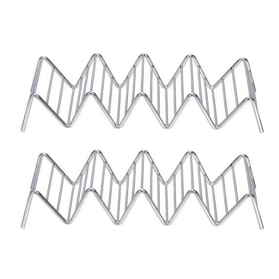 2 Pcs Metal Cookware Taco Holder for Filling Taco Holder for Plate Tacos De Wire Taco Rack Taco Rack Kitchen Utensil