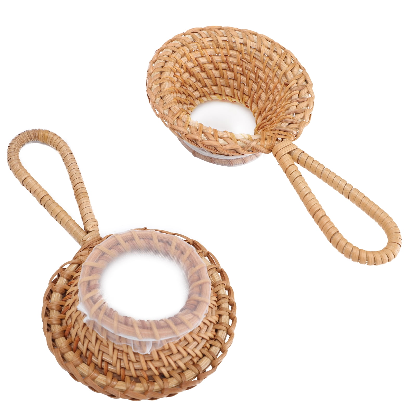 2 Pcs Tea Strainer Home Ribbon Sequin Decoration Tricycle Yellow ...