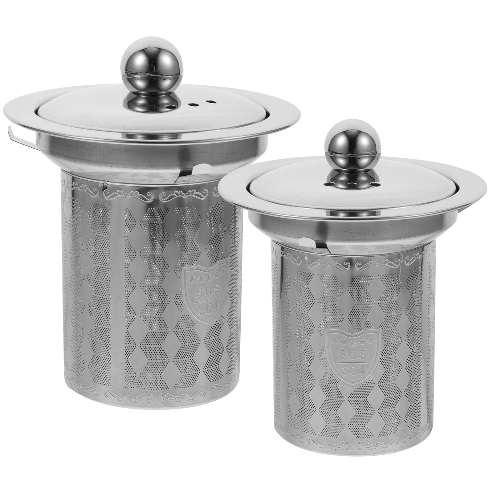 2 Pcs Teapot Strainer Coffee Filter Cup Strainers Replacement Basket