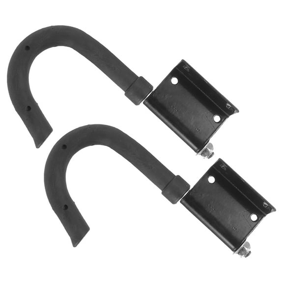 2 Pcs Telescopic Ladder Ladder Hooks for Wall Lifting Ladder Hooks for Outdoors Iron 20.50X14.00X4.50CM