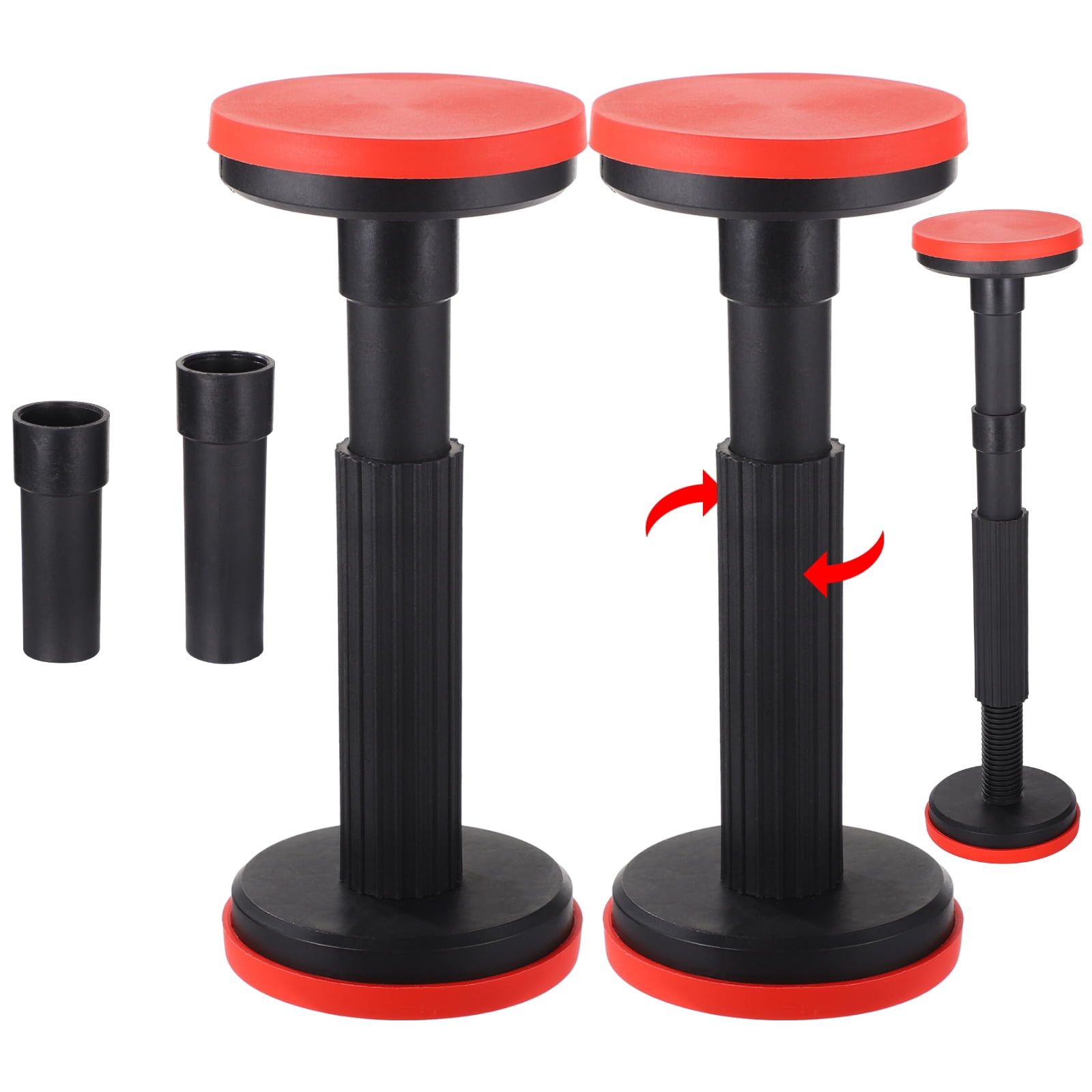 Mini Adjustable Telescoping Support Rods 2 Pcs Telescopic Support Poles, Adjustable Cabinet Support Rods, Heavy ...