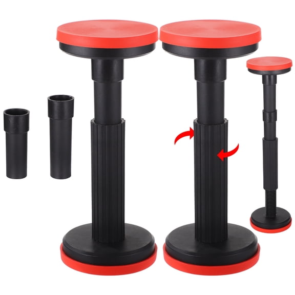 2 Pcs Telescopic Support Poles, Cabinet Lifting Brackets, Undermount Support Systems, Adjustable Plastic Rods, Heavy-duty Supports up to 440 lbs