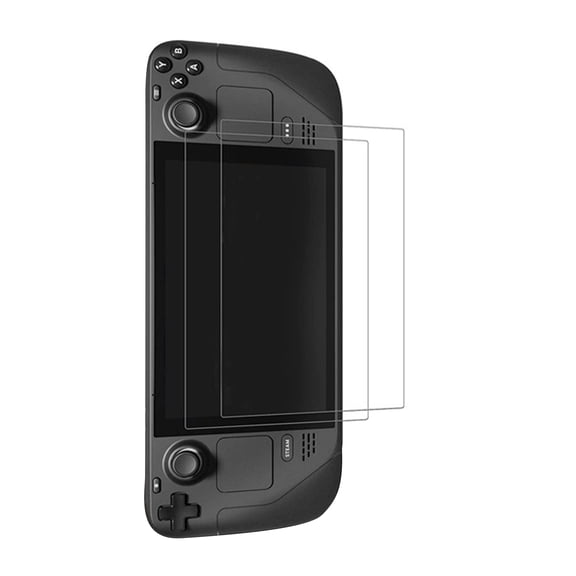 2 Pcs Tempered Glass Screen Protector for Steam Deck Game Console TAPDRA Spare Part