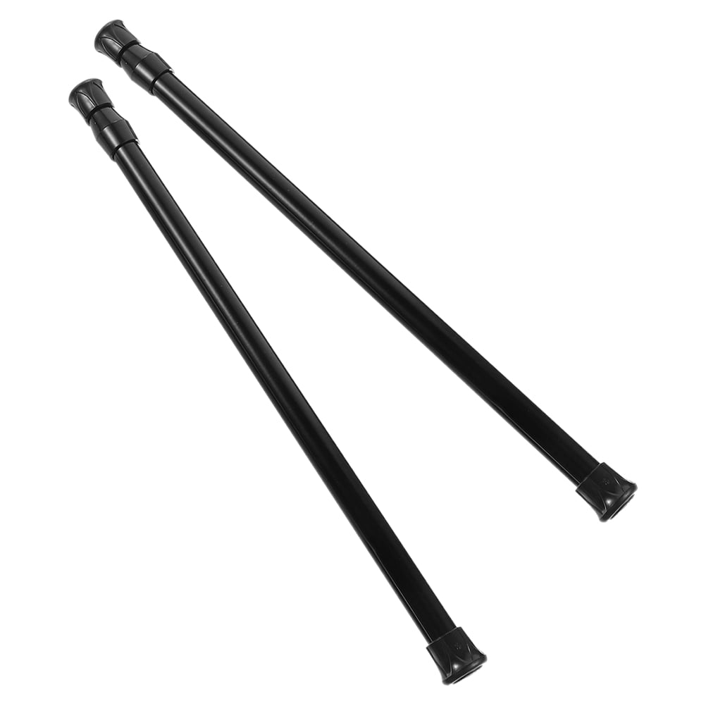 2 Pcs Tension Curtain Rod Retractable Pole Telescopic Rod Adjustable Curtain Rod Tension Shower Curtain Rod Adjustable Telescopic Iron