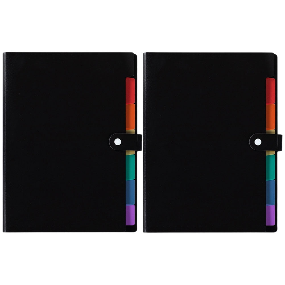 2 Pcs Test Paper Storage Bag File Folder Organization Manilla Folders