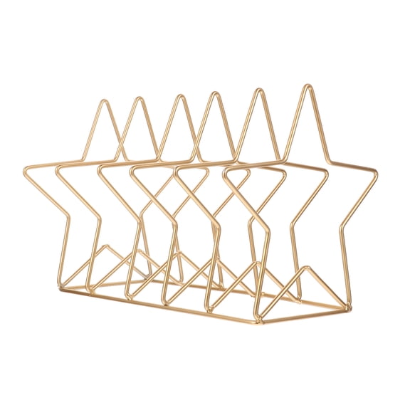 2 Pcs Minimalist Wire Bookshelf Set for Desktop, Modern Metal Storage Organizer for Home and Office