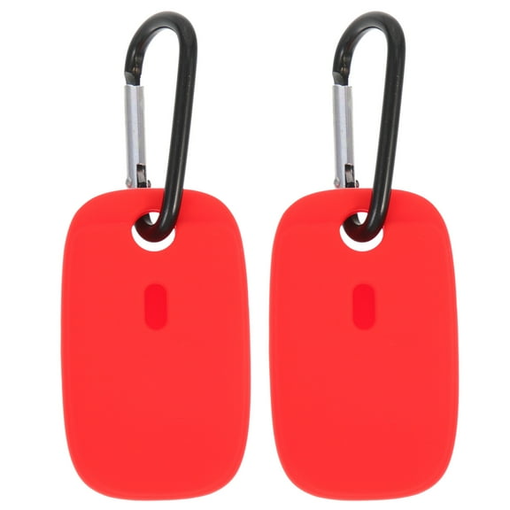 2 Pcs Tile Mate Keychain Accessories Fob Shell Tag Holder Red