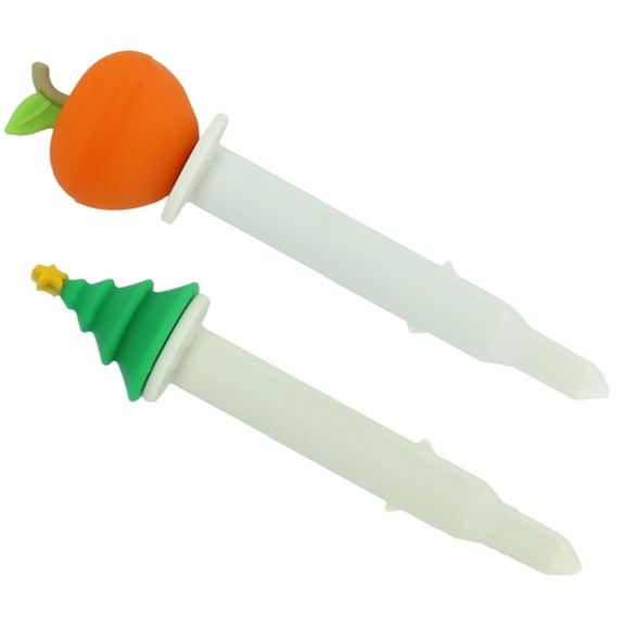 2 Pcs Timer Barbecue Thermometers Oil Temperature Gauge Food Instant Read Meat Chicken