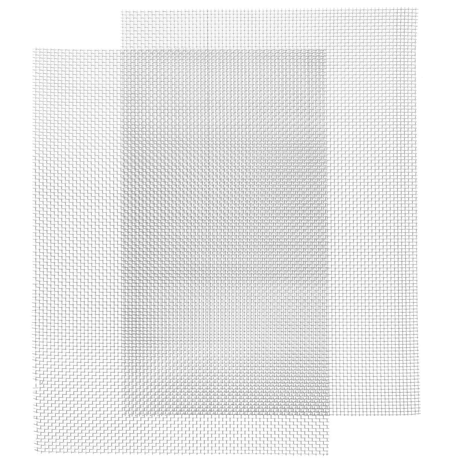 2 Pcs Tinsel Metal Grid Wire Garden Fence DIY Wire Mesh Filter Screen