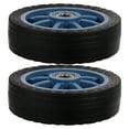 thumbnail image 1 of 2 Pcs Tire 7 Inch Wheelchair Front Wheel Accessories PVC Wheels Travel 13x13cm, 1 of 8