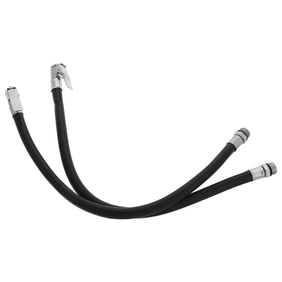 2 Pcs Tire Inflator Nozzle Air Gauge Natural Diffuser Automobile Oil Pump Black