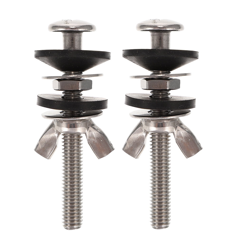 2 Pcs Toilet Seat Screws Closestool Mount Bolts Screws Toilet Seat