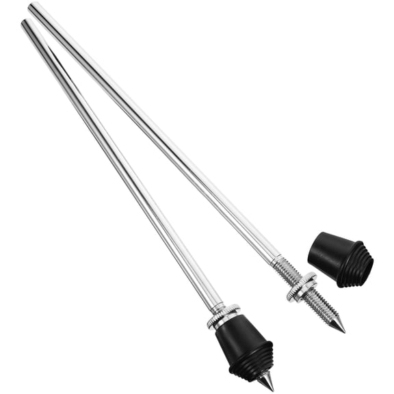 2 Pcs Tom Drum Bracket Mount for Tom Drum Percussion Instrument Supply Drum Stand 30.10X3.00X3.00CM Silver