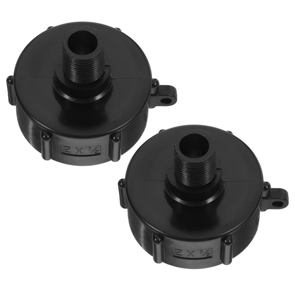 2 Pcs Ton Barrel Adapter Automatic Nozzle Water Tank Bucket IBC Valve Thick Line