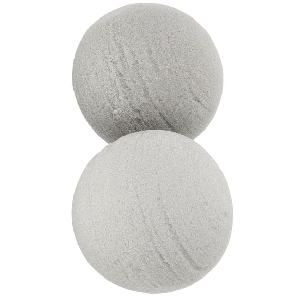 Hytrove Spherical Floral Foam Balls Grey 2Pcs 3.54X3.54X3.54in