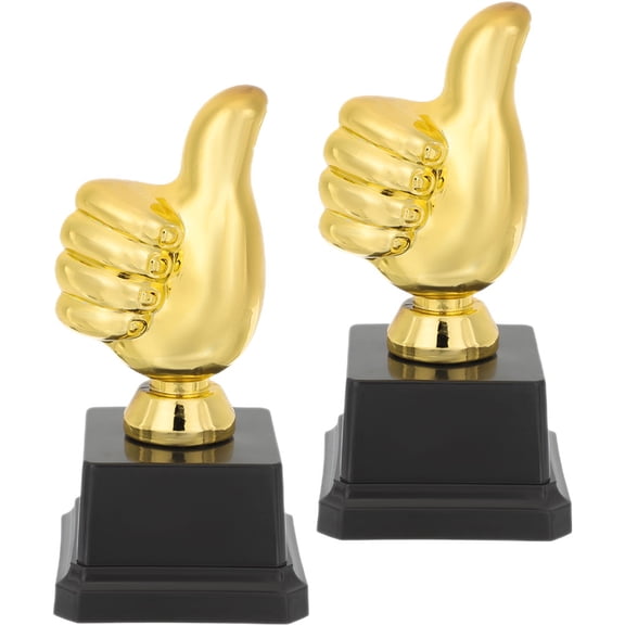 2 Pcs Toy Thumbs up Trophy Trophies and Awards Children