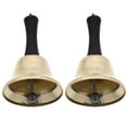 thumbnail image 1 of 2 Pcs Toys Metal Hand Bell Percussion Bells Musical Bells Loud Call Bell Handbell Toy Metal Bell Baby, 1 of 6
