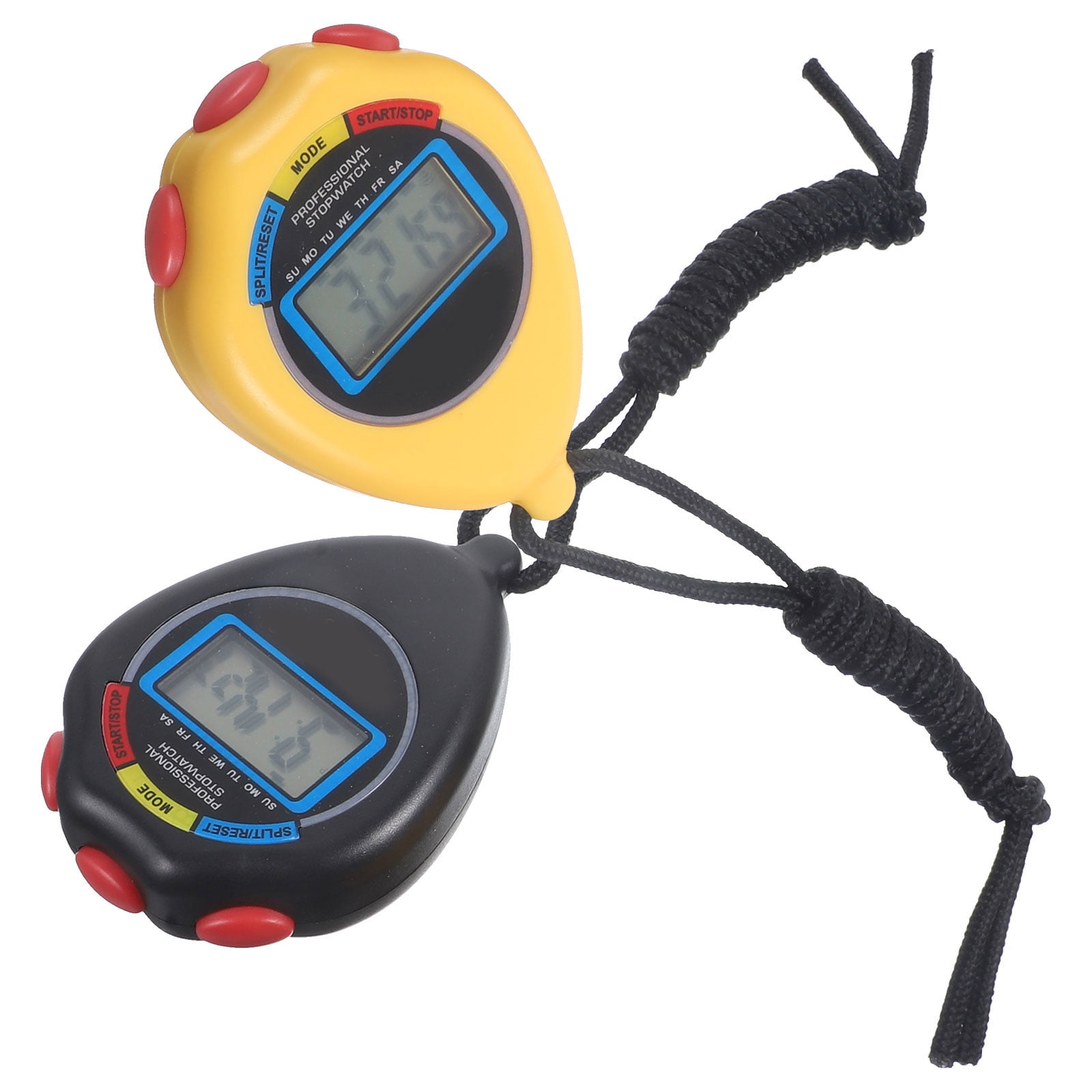 2 Pcs Track and Field Stopwatch Timer Stopwatches Digital Gym Stopwatch