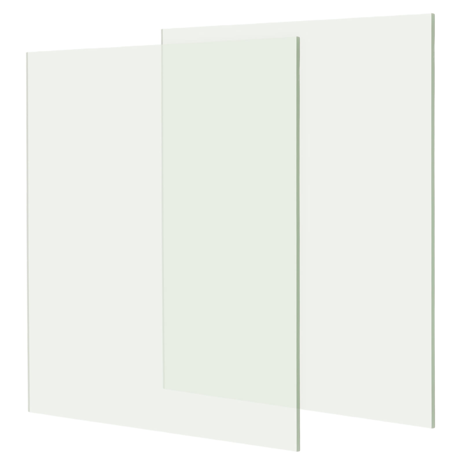 2 Pcs Transparent Acrylic Sheets 1/8