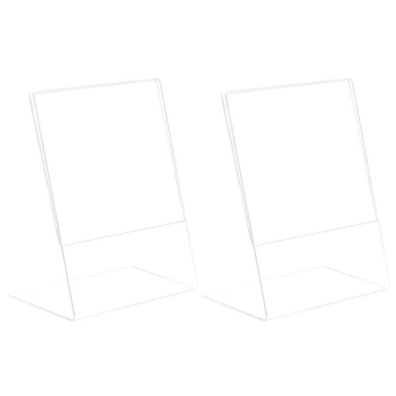 NIAIZEK Clear Acrylic Picture Frame Photo Stand for Home Decor, Transparent Display Frame for Photos and Artwork