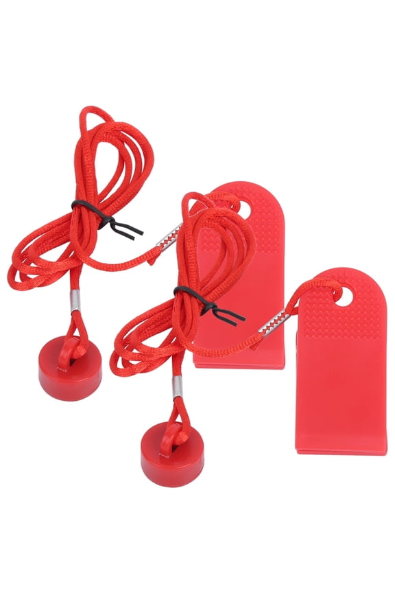 2 Pcs Treadmill Safety Key, Fit Most Treadmill Magnet Security Lock, Universal Fitness Replacement Kit, Running Machine Safety Switch Clip