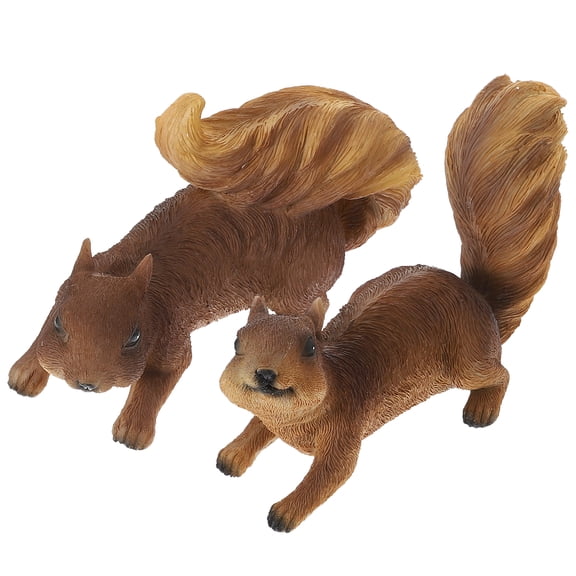 HOMEMAXS Garden Hanging Squirrel Adorn Made of Durable Resin for Decor Assorted Color