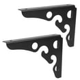 2 Pcs Tripod Shelves Angle Bracket Heavy Duty Household Shelf Bracket