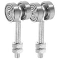 thumbnail image 1 of 2 Pcs Trolley Assembly Roller Two Bearing Wheel Strut Channel Window Accessories, 1 of 6