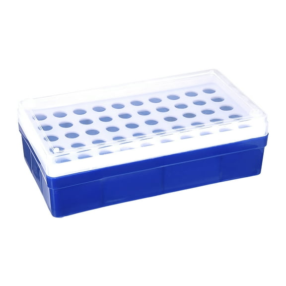 2 Pcs Tube Rack Polypropylene 50-Well Blue 1.5ml, 2ml