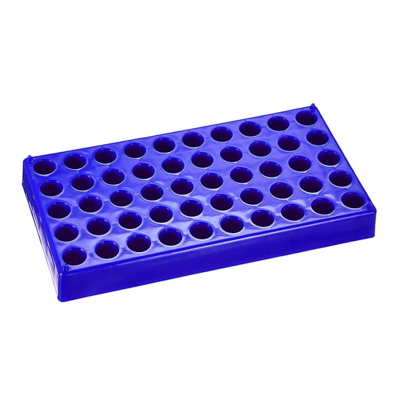 2 Pcs Tube Rack Polypropylene 50-Well Dark Blue 1.5ml, 2ml