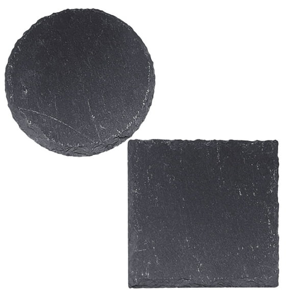 2 Pcs Turtle Basking Rock Fish Tank Decoration Reptile Tortoise Slate Animal Resting Platform Desktop Platforms Round