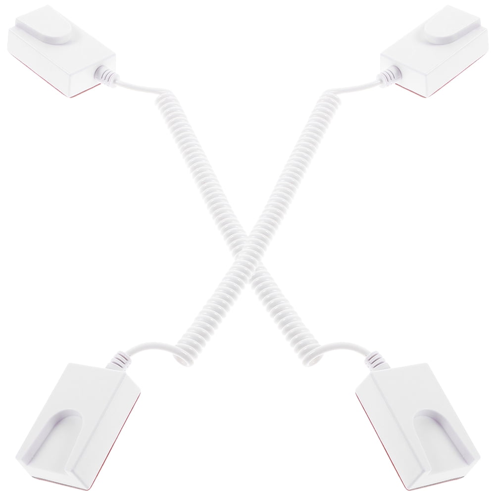 2 Pcs Tv Mount Hook for Keys Security Cable Leash Remote Tether Remote