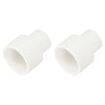 thumbnail image 1 of 2Pcs Reducer Pipe Fitting, 32x20mm Pipe Coupling Adapter Connector, White, 1 of 7