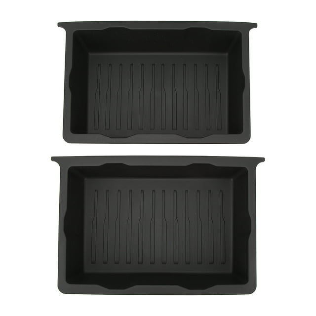 2 Pcs Under Seat Storage Box Underseat Organizer Container Tray