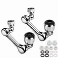 thumbnail image 1 of 2 Pcs Universal 1080?? Swivel Extension Faucet Aerator Rotate Robotic Arm Extend, 1 of 6