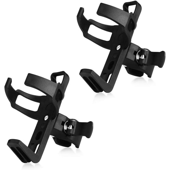 2 Pcs Universal Bike Water Bottle Cage Cup Holder 360 Degree Rotatable