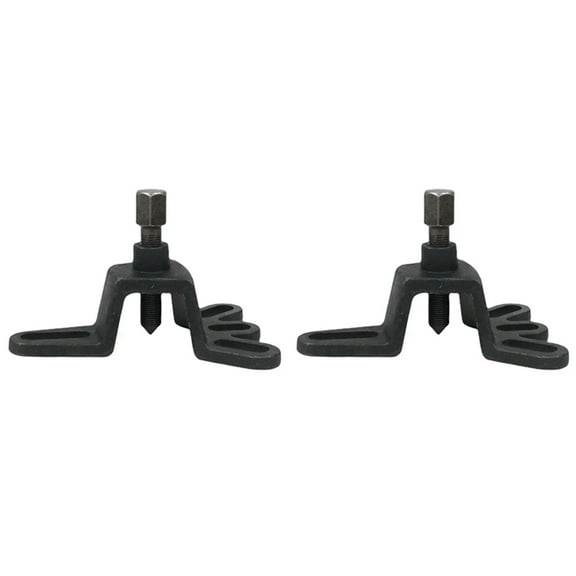 2 Pcs Universal Brake Drum Puller Tool Wheel Hub Puller Repair Tool Handheld Puller for Tricycle,2 * Brake Drum Puller Tool,Black