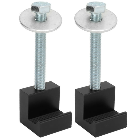 2 Pcs Universal Heavy Duty Tool Box Tie Down Aluminum Alloy J Hooks Crossover for Pickup Truck