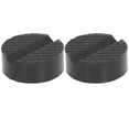 thumbnail image 1 of 2 Pcs V Shape Slotted Jack Rubber Pad - Universal Frame Rail Protector & Reusable Jack Lift Puck for Car Maintenance, Vehicle Frame Protection, 2 Pack, 1 of 9