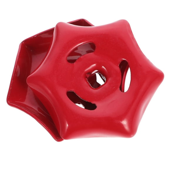 2 Pcs Valve Handle Decorative Handle outside Handle Water Pipe Shutoff Parts Iron 5.50X5.00X1.00CM