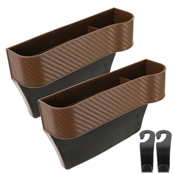 2 Pcs Van Organiser Front Seat Organizer Car Gap Filling Storage Box Set