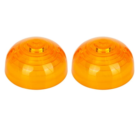 2 Pcs Vehicle Front Side Indicator Light Lens for 90-94 Land Rover Defender 90 110 Amber