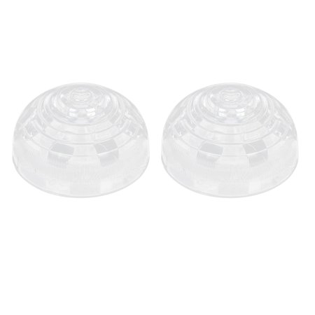 2 Pcs Vehicle Front Side Marker Light Lens for 90-94 Land Rover Defender 90 110 Clear