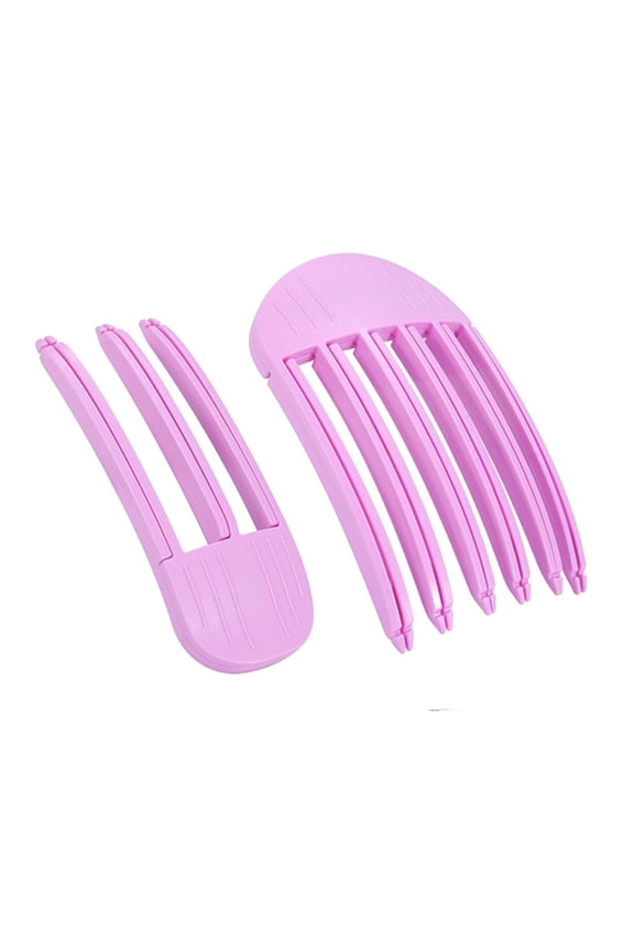 2 Pcs Volumizing Hair Clips, Hair Volume Clip for Fluffy Bangs, Easy High Crown Volume Tool for Women, No Crease Hair Root Lifting Clips for a Natural Puffy Lazy and Seamless Hairstyle