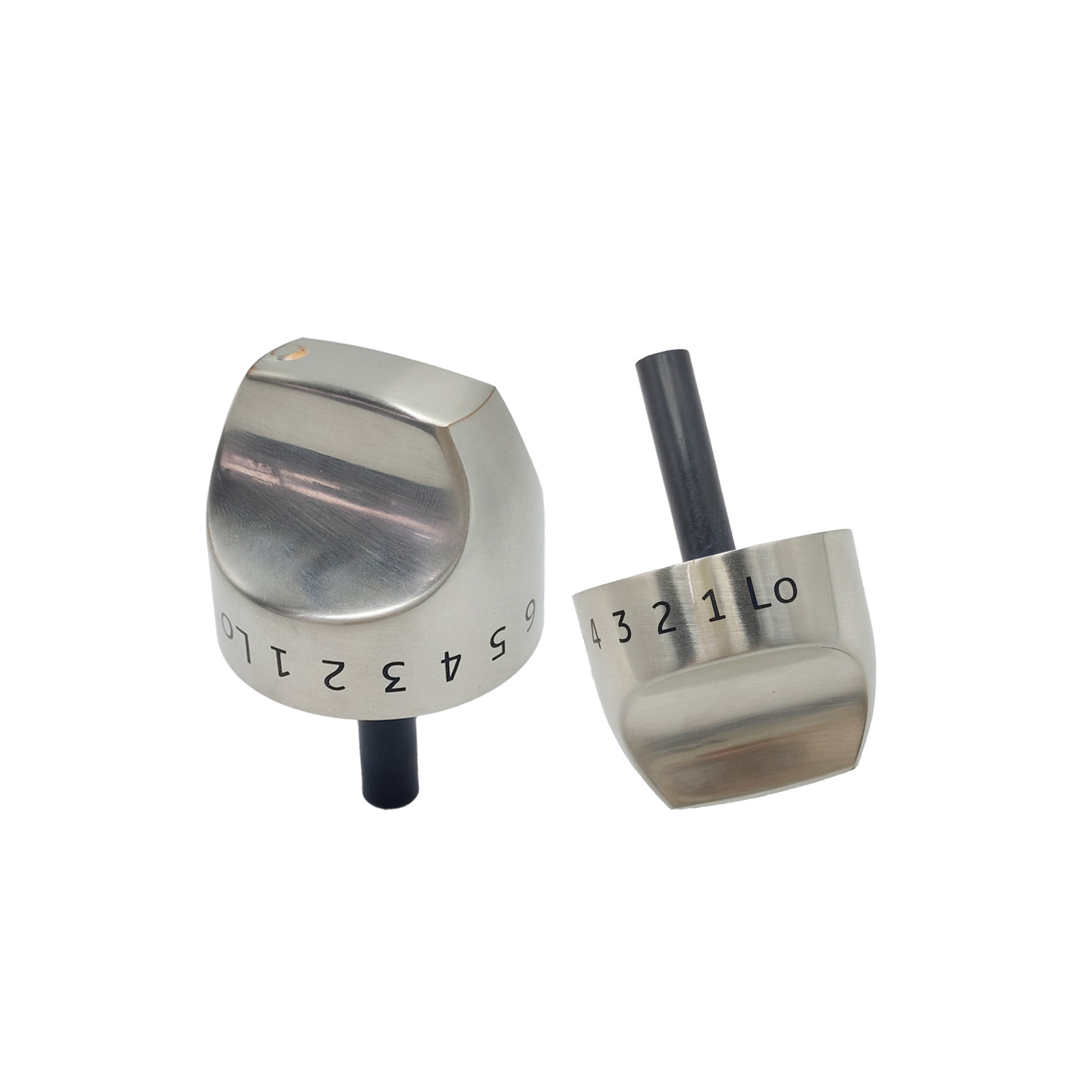 2 Pcs WB03K10265 Range Oven Knob Compatible with GE Stove Replace AP4363671 PS233971 WB03K10242 1473247 EAP2339711 VAP44363671 AH2339711 Gas Stoves Burner Control Knobs