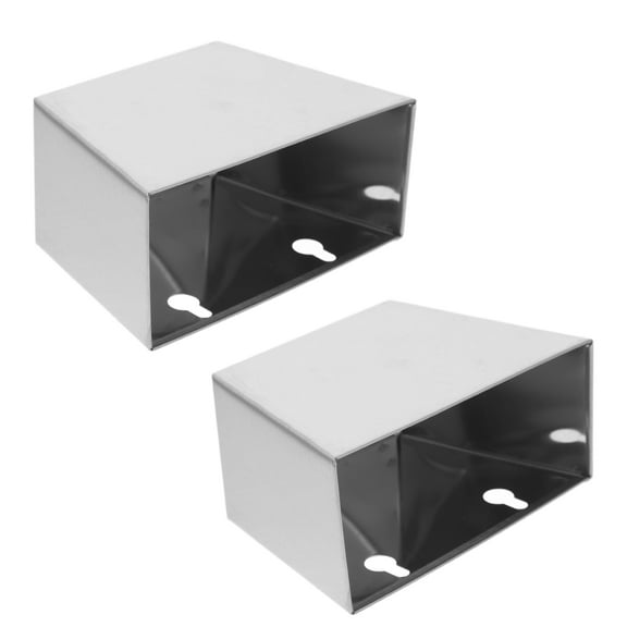 Wall Mount Bottle Cap Catcher 2pcs Stainless Steel Beer Cap Collector for Home Use Silver Color