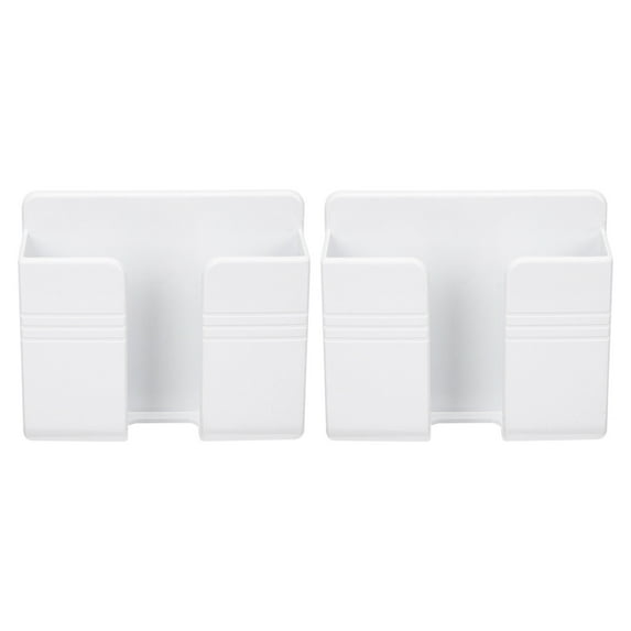 2 Pcs Wall Mount Camera Bracket Cell Phone Stand Phone Wall Mount Adhesive Phone Shelf Remote Control Holder